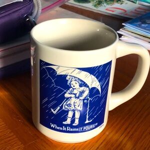 Morton Salt Company coffee cup mug 1914